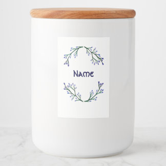 Ensemble minimal de Étiquettes de nourriture et de