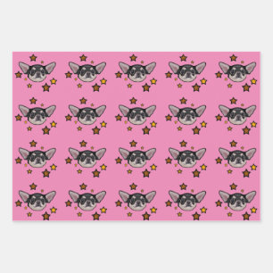 Ensemble papier cadeau Chihuahua