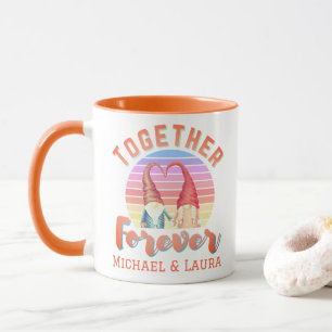 Ensemble pour toujours Gnome Couple Mug