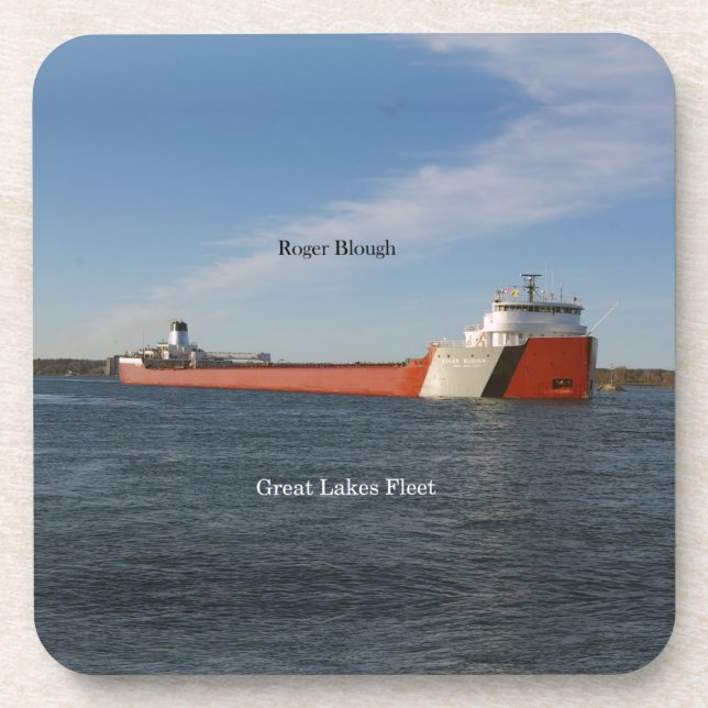 Ensemble Roger Blough de 6 dessous de verre en pla (Devant)