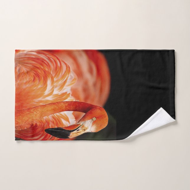 Ensemble rose de serviette de salle de bains de (Serviette à main)