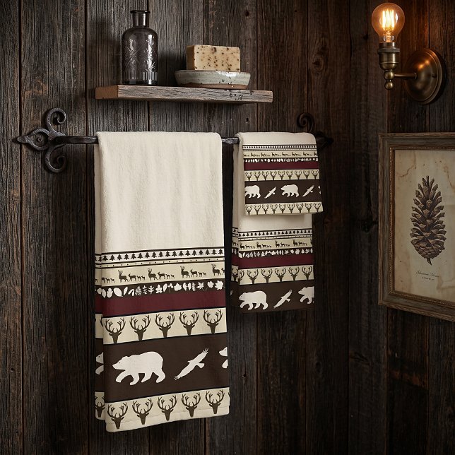 ensemble serviette de bain bois d'automne (Créateur téléchargé)