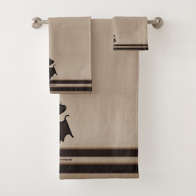 ensemble serviette de bain figdewdrops Blinky la c (En situation)