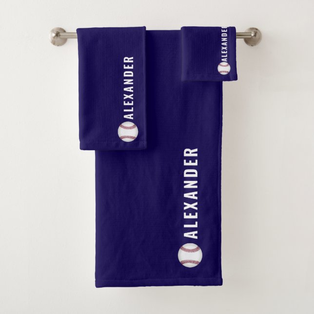 Ensemble serviette de sport et flanelle personnali (En situation)
