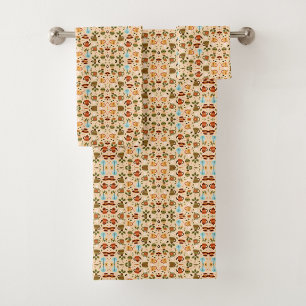 Ensemble serviette et gant de toilette à thème enf