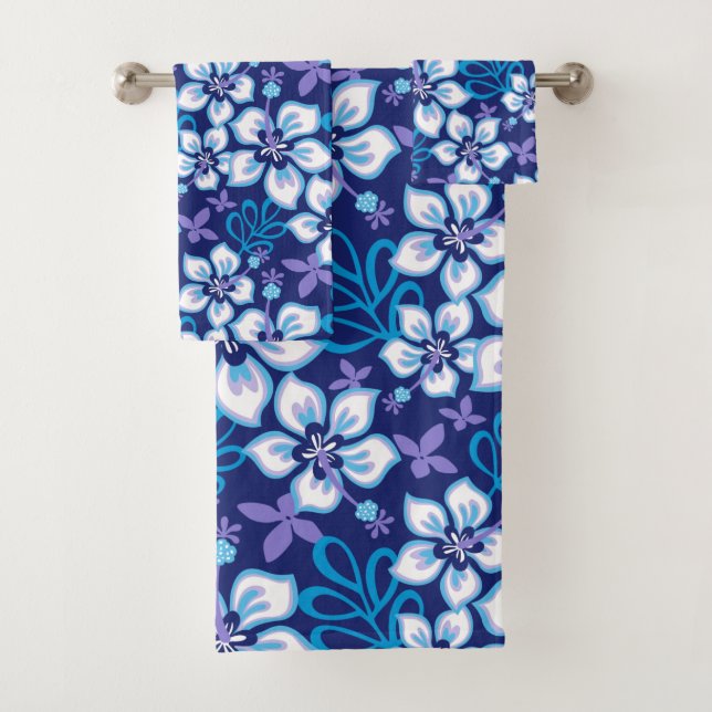 ENSEMBLE SERVIETTES DE BAIN JUNGLE SURF (COMBO BLE (En situation)