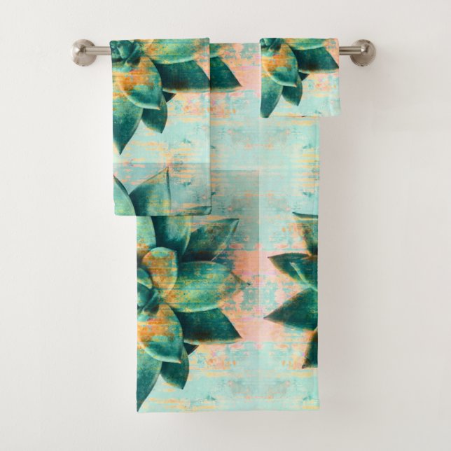 Ensemble Succulent De Serviettes (En situation)