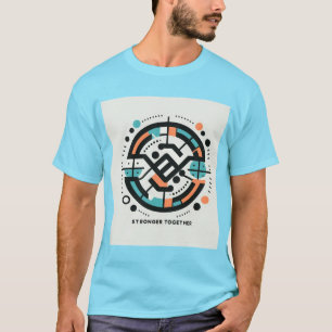 Ensemble - T-shirt d'unité minimaliste