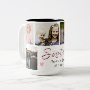 Ensemble toujours, ma sœur – Mug personnalisé 6 ph