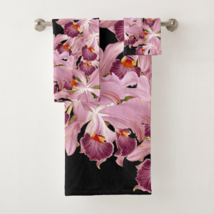 Ensemble tropical de serviette de Bath de fleurs