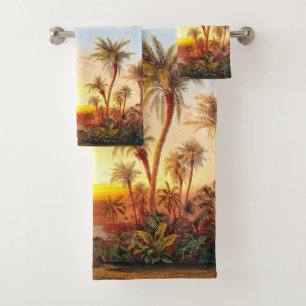 Ensemble tropical de serviette de Bath de Sun de