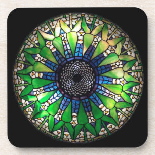 Ensemble vert de dessous de verre de liège de