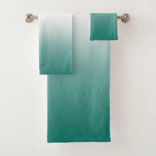 Ensemble vert turquoise de serviette de Bath de