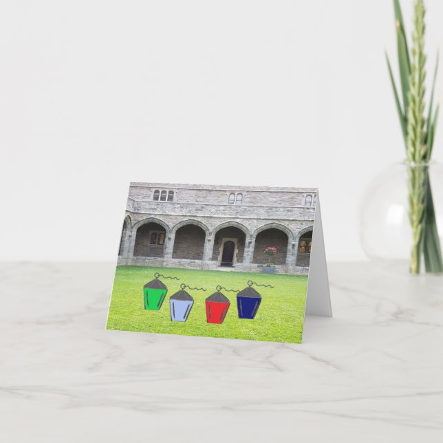 Ensembles de cartes de lanterne dans les cloîtres (Devant)