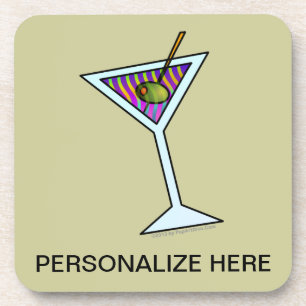 ENSEMBLES DE DESSOUS DE VERRE DE MARTINI