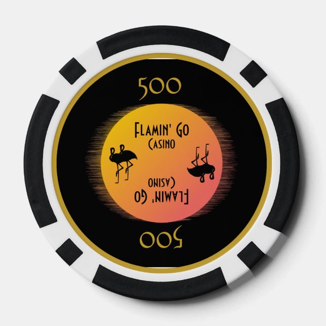 Ensembles de jetons de poker Flamingo Class Act (Verso)