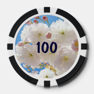 Ensembles de jetons de poker personnalisés Fleurs 