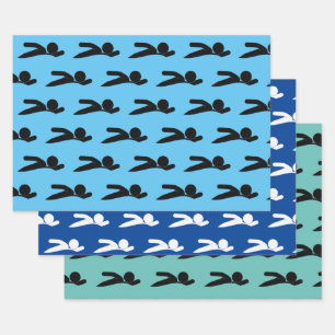 Ensembles de papier d'enveloppement de conception 