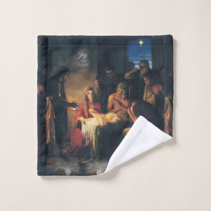 Ensembles de serviettes de bain de Noël, Jésus-Chr