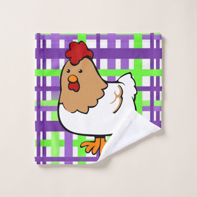 Ensembles de serviettes de salle de bain à carreau (Gant de toilette)