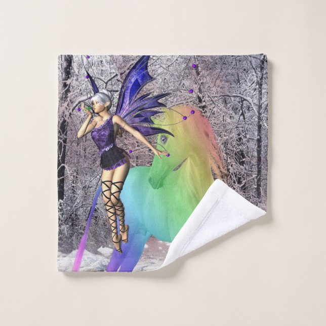 Ensembles de serviettes de salle de bain Licorne F (Gant de toilette)