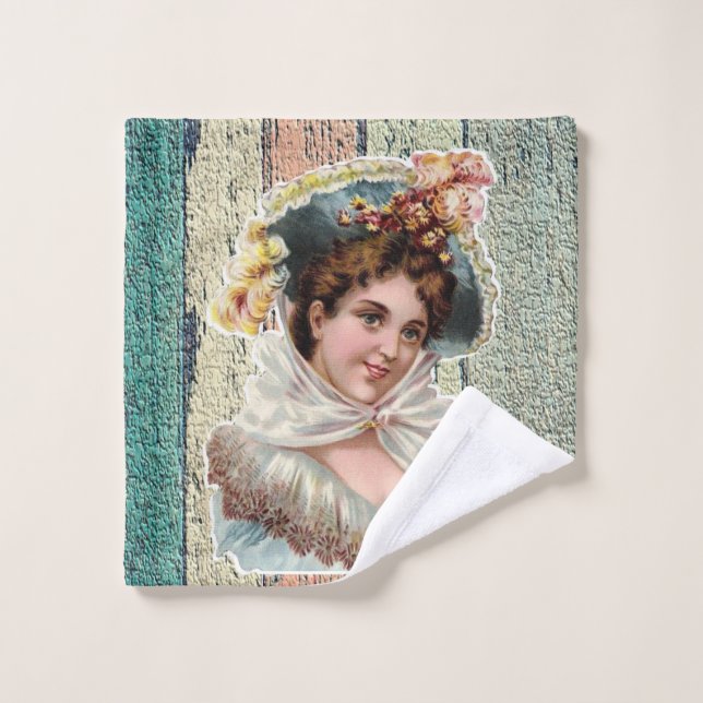 Ensembles de serviettes de salle de bain victorien (Gant de toilette)