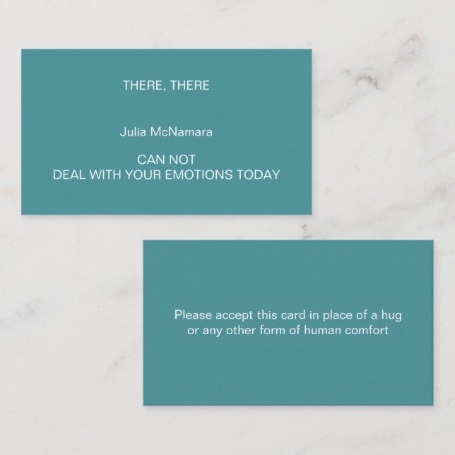 ENTEND UNE CARTE D'APPEL HUG (Devant / Derrière)