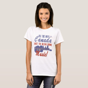 Entendez la musique de Nashville du T-shirt du