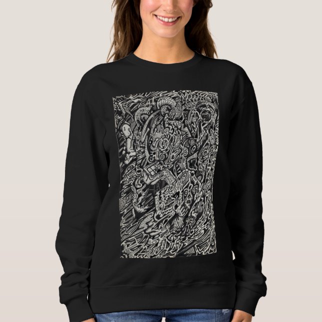 Enter, The Microdot Man Sweatshirt (Devant)