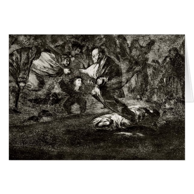 Enterrement d'absurdité de Francisco Goya- (Devant horizontal)