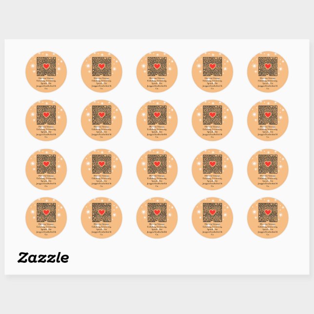Enterrement de vie de garçon autocollant rond clas (Feuille)