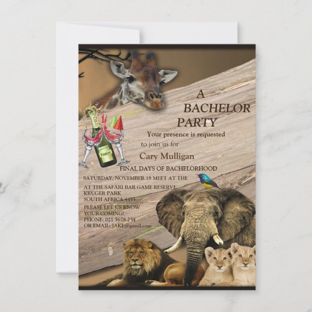 Enterrement de vie de garçon extérieur au parc Saf (Devant)