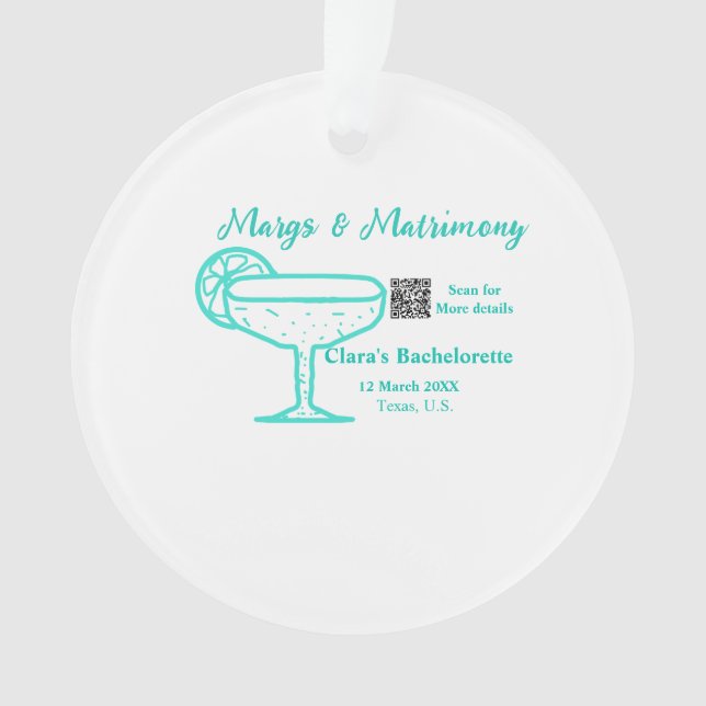 enterrement de vie de jeune fille Turquoise Margs  (devant)