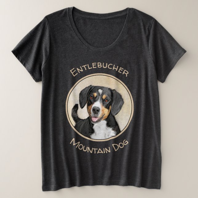 Entlebucher Mountain Dog Peinture - Art original (Design devant)