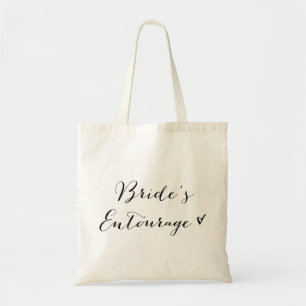 Entourage de la mariée Sac de calligraphie moder