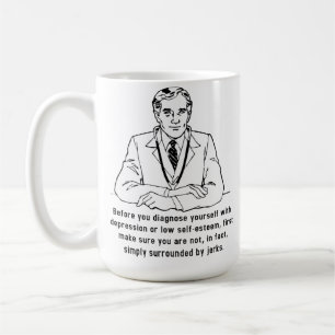 Entouré De Jerks Drôle Mug