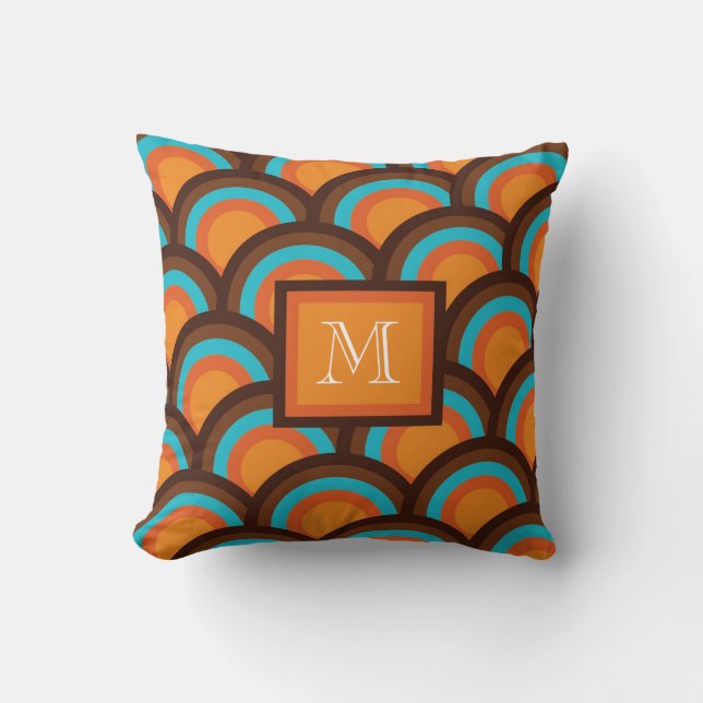 Entourez le motif, coussin de monogramme - trio (Recto)