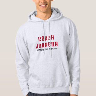 Entraîneur De Basketball Nom Personnalisé Et Sweat