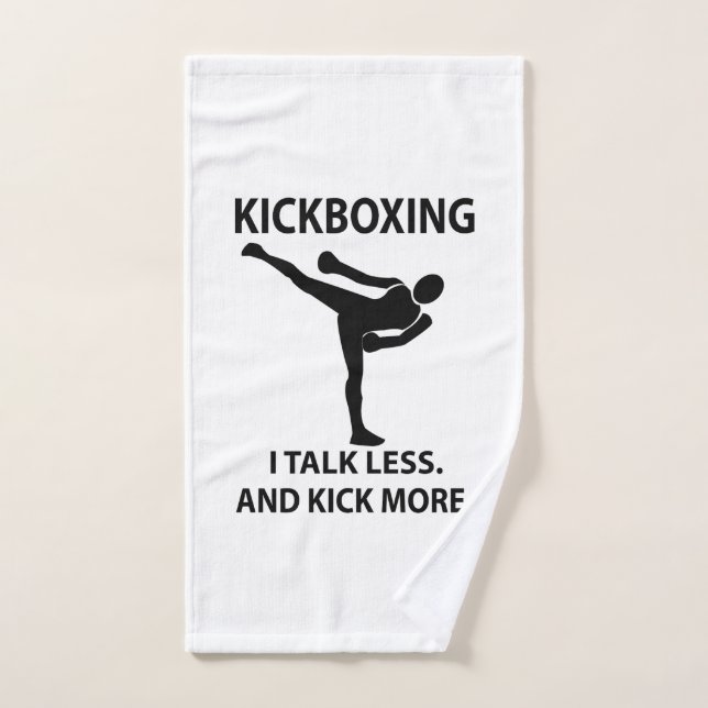 Entraîneur de boxe de kickboxing (Serviette à main)
