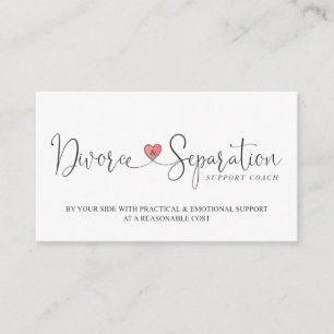 Entraîneur de divorce et de séparation Cartes de v