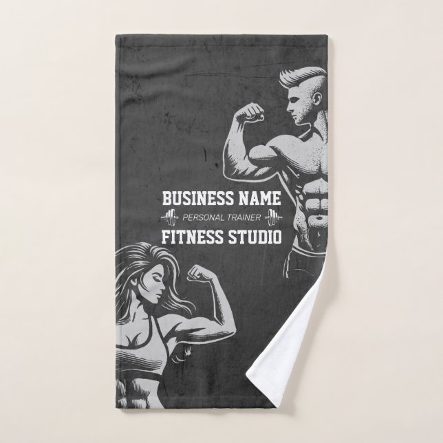Entraîneur de fitness moderne Bodybuilding Instruc (Serviette à main)