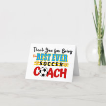 Entraîneur de football Merci