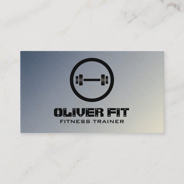 Entraîneur de forme physique - cartes de visite (Devant)