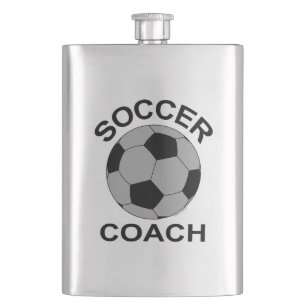 Entraîneur de soccer Gris Classique Flacon