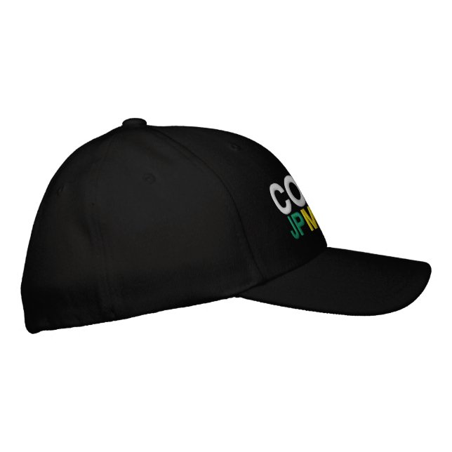 Entraîneur JP argent brodé Casquette de baseball s (Droite)