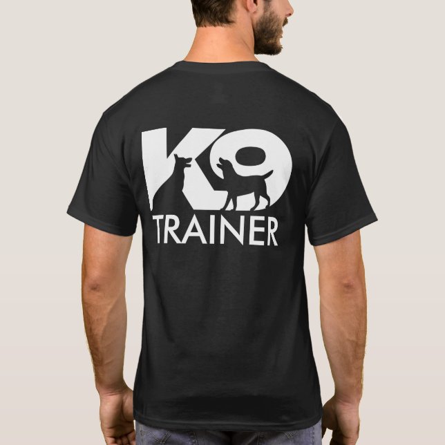 Entraîneur K9 - T-Shirt de poignée K9 (Dos)