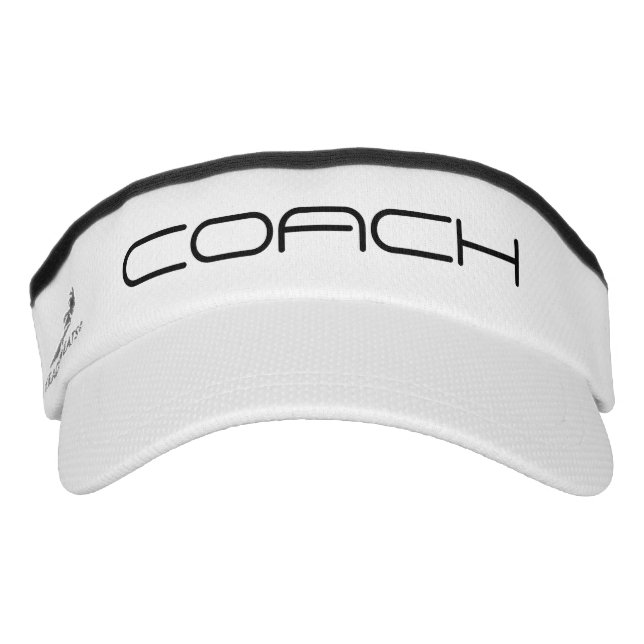 Entraîneur sportif soleil Visor casquette - casque (Devant)
