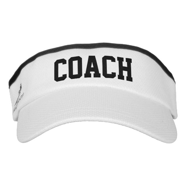 Entraîneur sportif soleil visor casquette casquett (Devant)