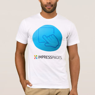 Entrave - et - blanc de T-shirt de baisse