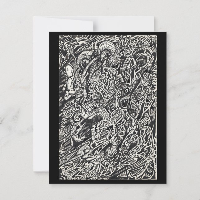 Entrée, Carte Plat Homme Microdot (Devant)